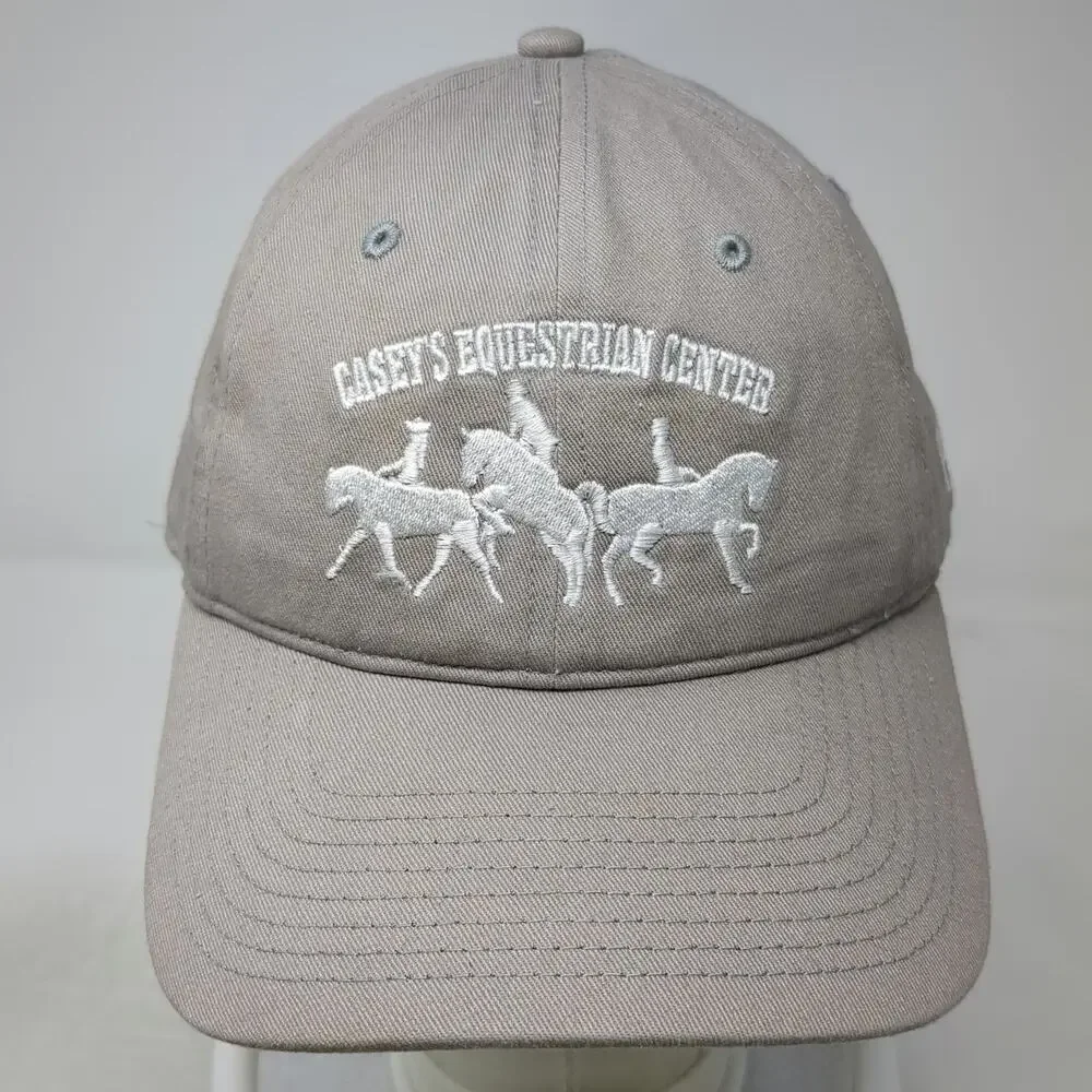 Under Armour Baseball Cap Gray One Size Casey's Equestrian Center Slideback Hat